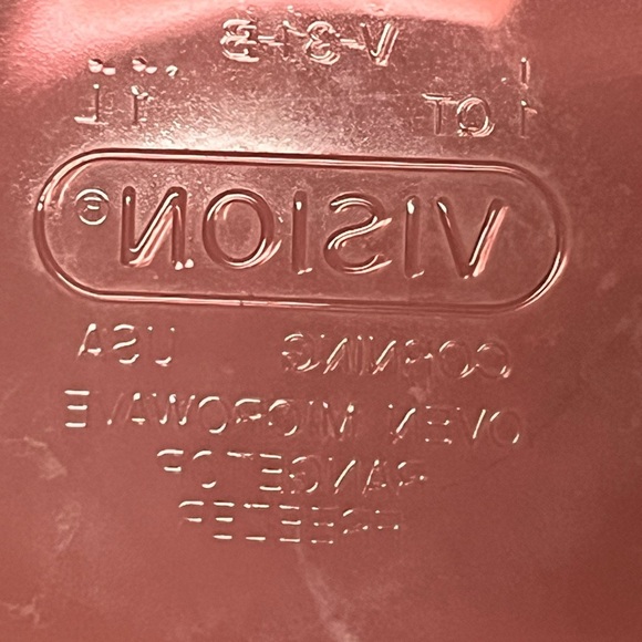 Pyrex Corning Cranberry Visions 1Qt. Casserole V-31-B Set of 2 and Lid V-1.5-C - Picture 7 of 8